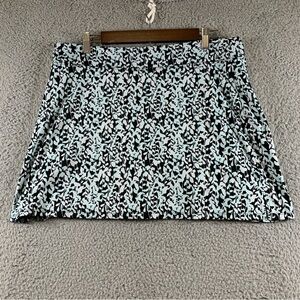 Tranquility By Colorado Clothing Women's L Skort Inner Short Floral Green Black
